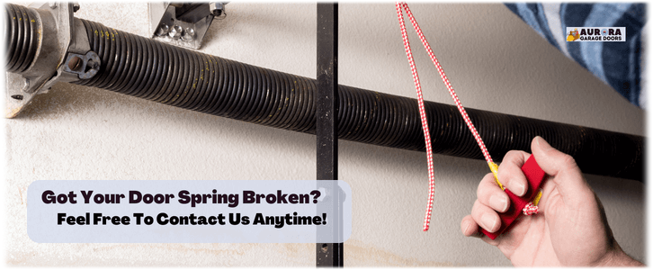 Broken Garage Door Spring Repair Aurora CO